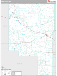 Union County, NM Wall Map