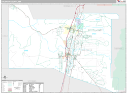 Valencia County, NM Wall Map