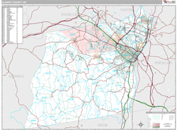 Albany County, NY Wall Map