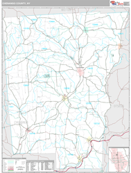 Chenango County, NY Wall Map