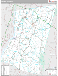 Columbia County, NY Wall Map