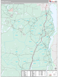 Essex County, NY Wall Map