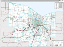 Monroe County, NY Wall Map