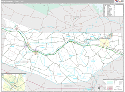 Montgomery County, NY Wall Map