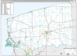 Niagara County, NY Zip Code Wall Map