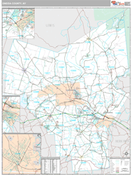 Oneida County, NY Wall Map