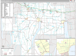 Ontario County, NY Wall Map