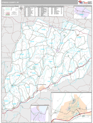 Otsego County, NY Wall Map