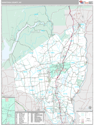 Saratoga County, NY Wall Map