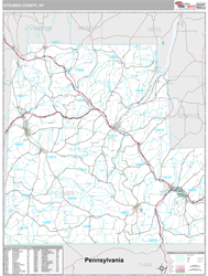 Steuben County, NY Wall Map