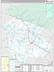 Sullivan County, NY Zip Code Wall Map