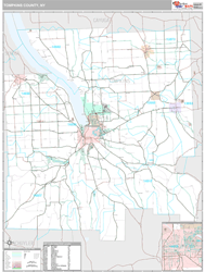 Tompkins County, NY Wall Map