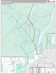 Warren County, NY Wall Map