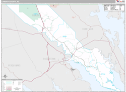 Camden County, NC Wall Map