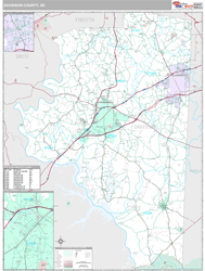 Davidson County, NC Wall Map