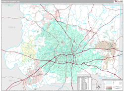 Forsyth County, NC Wall Map