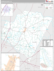 Franklin County, NC Wall Map