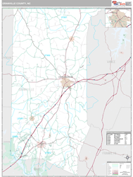 Granville County, NC Wall Map