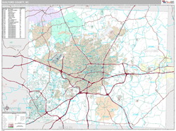 Guilford County, NC Wall Map