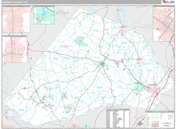 Harnett County, NC Wall Map