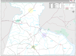 Hertford County, NC Wall Map