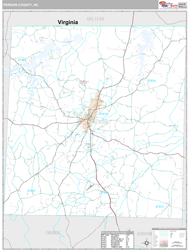 Person County, NC Wall Map