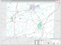Rockingham County, NC Wall Map