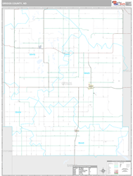 Griggs County, ND Wall Map