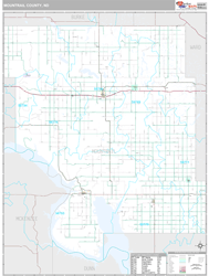 Mountrail County, ND Wall Map