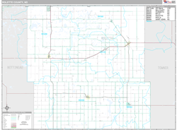 Rolette County, ND Wall Map