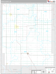 Steele County, ND Wall Map