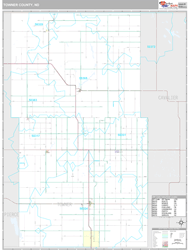 Towner County, ND Wall Map