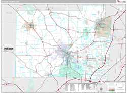 Butler County, OH Wall Map