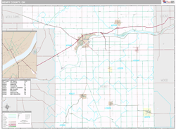 Henry County, OH Wall Map