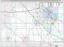 Mahoning County, OH Wall Map