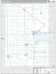 Mercer County, OH Wall Map