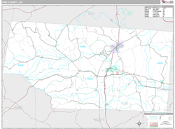 Pike County, OH Wall Map