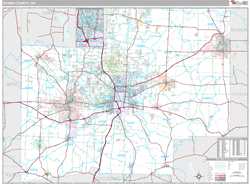 Stark County, OH Wall Map