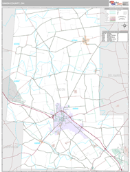 Union County, OH Wall Map