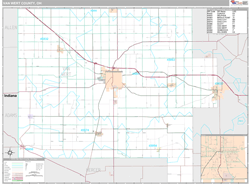 Van Wert County, OH Wall Map