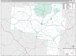 Vinton County, OH Wall Map