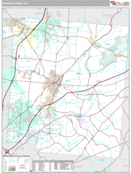 Warren County, OH Wall Map