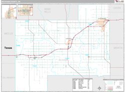 Beckham County, OK Wall Map