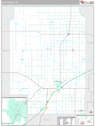Craig County, OK Wall Map