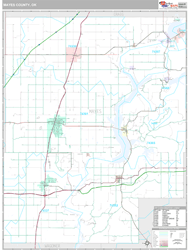 Mayes County, OK Wall Map