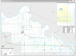 Pawnee County, OK Wall Map