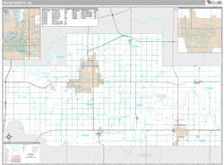 Payne County, OK Wall Map