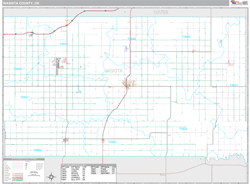 Washita County, OK Wall Map