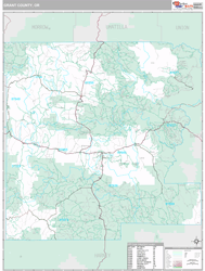 Grant County, OR Wall Map