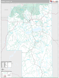 Harney County, OR Wall Map
